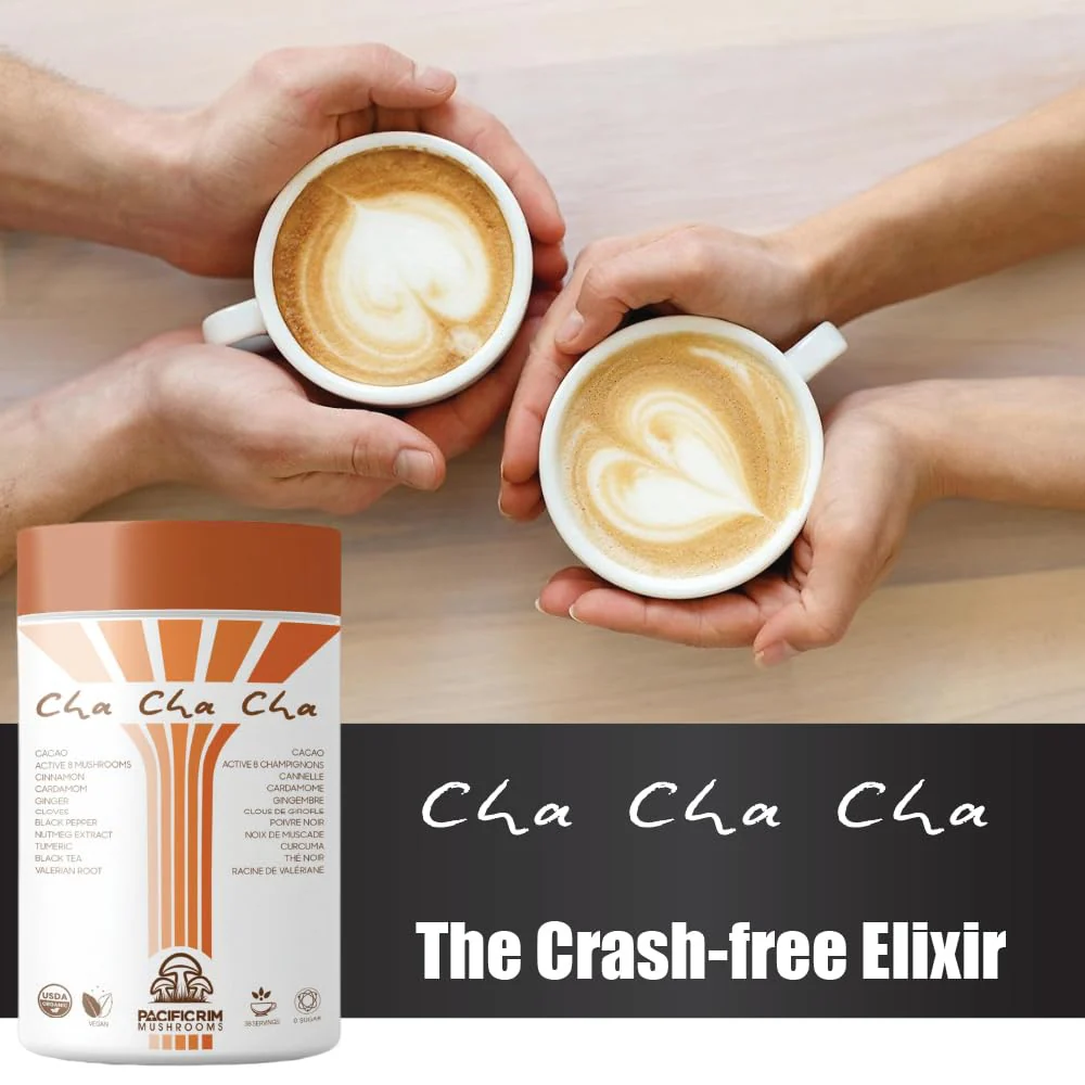 Pacific Rim Mushrooms β Cha Cha Cha Mushroom Cacao β Chai Spice β 8 Mushroom Blend β Energy and focus - Canadian Distribution - Ships Free Within Canada on Orders Above CAD $199 - Image 6