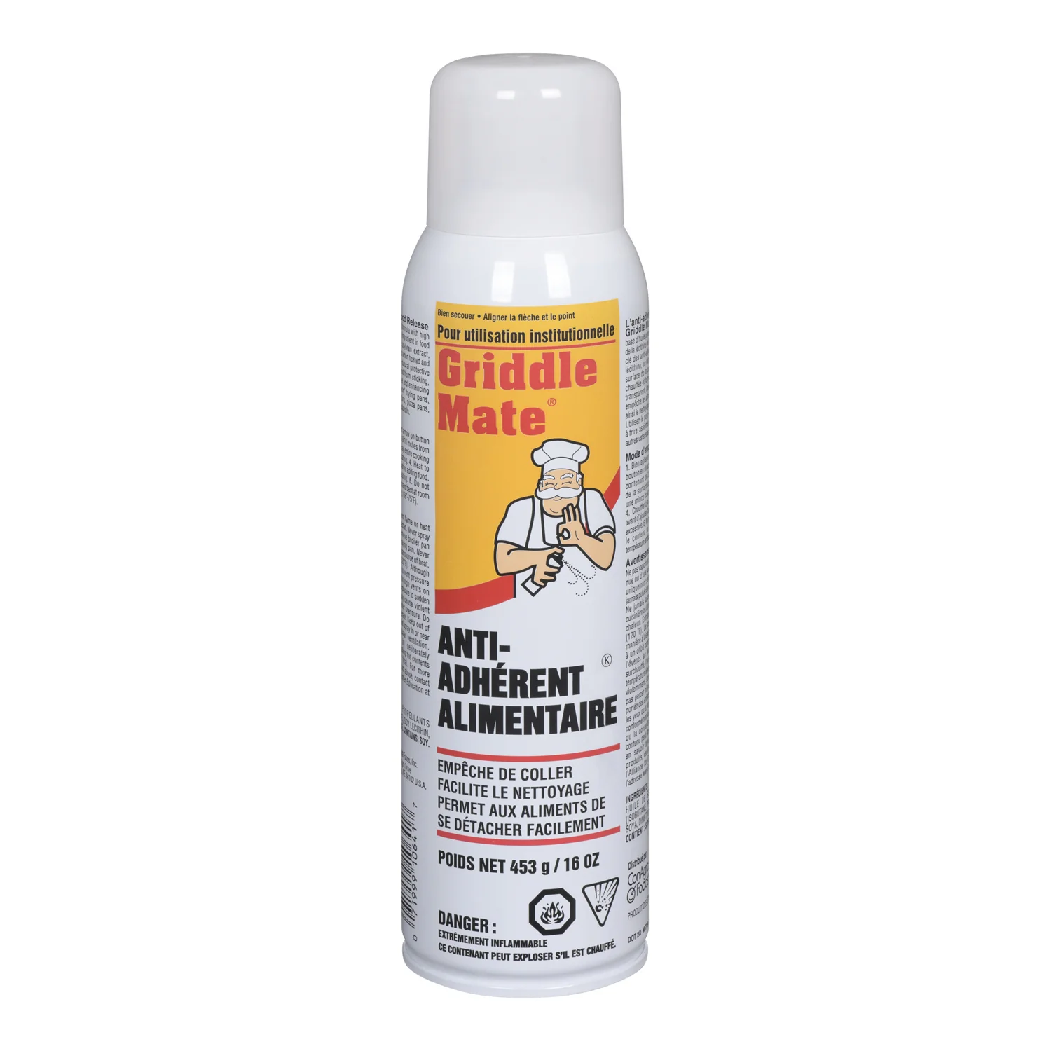 Pan Coating Spray Release - 6 x 16 oz - Griddle - Restaurant and Foodservice Ingredients - Canadian Distribution - Ships Free Within Canada on Orders Above CAD $199