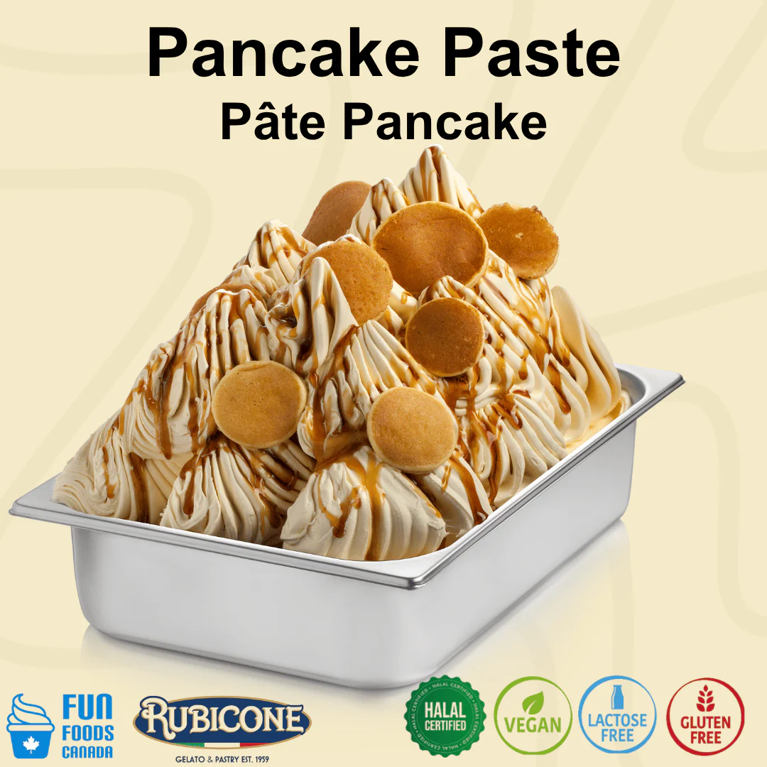 "PRE-ORDER" Pancake Paste - Classic Gelato Pastes - Case of 2 x 3 KG Buckets - Rubicone Canada - Ships Free Within Canada on Orders Above CAD $199