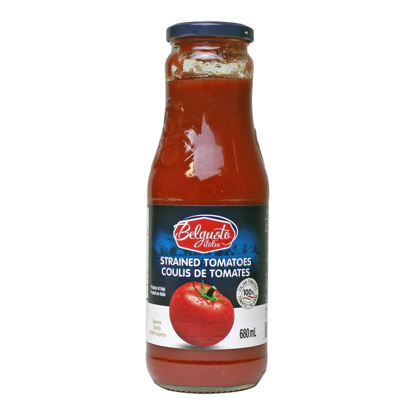 Passata - 4 Cases x 12 Cans x 680 mL - Belgusto - Canadian Distribution - Ships Free Within Canada on Orders Above CAD $199