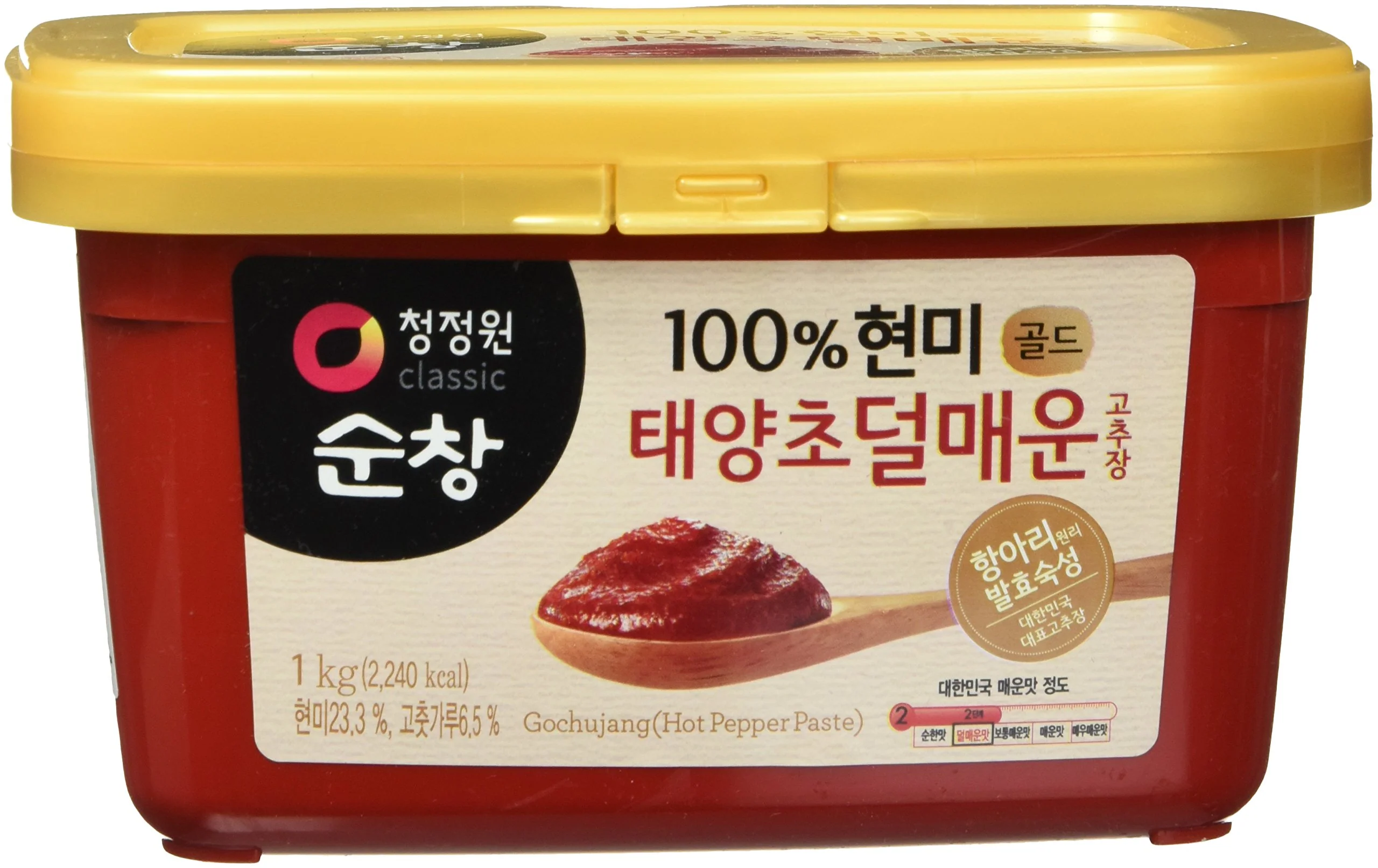 Paste Pepper Red Gochujang - 1 x 17.63 oz - Daesang - Restaurant and Foodservice Ingredients - Canadian Distribution - Ships Free Within Canada on Orders Above CAD $199