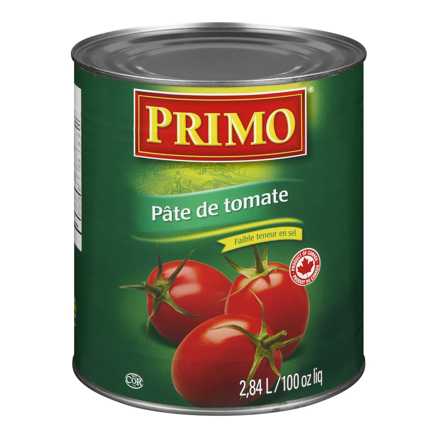Paste Tomato - 6 x 2.84 L - Primo - Restaurant and Foodservice Ingredients - Canadian Distribution - Ships Free Within Canada on Orders Above CAD $199