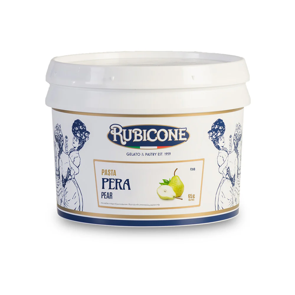 "PRE-ORDER" Pear Paste - Fruit Gelato Pastes - Case of 2 x 3 KG Buckets - Rubicone Canada - Ships Free Within Canada on Orders Above CAD $199 - Image 2