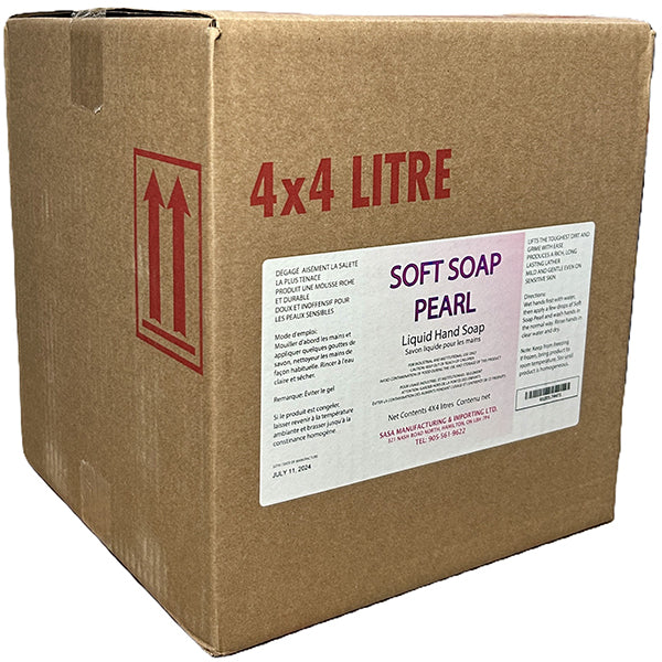 Pearl - Soft Hand Soap 4X4 Lt - Canadian Distribution - Image 2