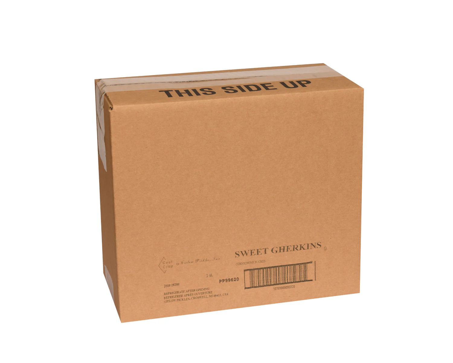 Pickle Gherkin Sweet - 2 x 4 L - Cool Crisp - Restaurant and Foodservice Ingredients - Canadian Distribution - Ships Free Within Canada on Orders Above CAD $199