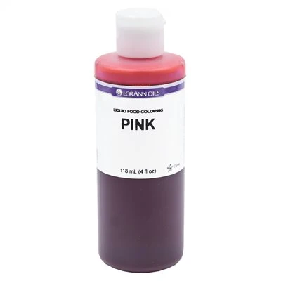 Pink Liquid Food Color - Liquid Food Coloring - 4 oz, 1 Gallon - Canadian Distribution - Ships Free Within Canada on Orders Above CAD $199