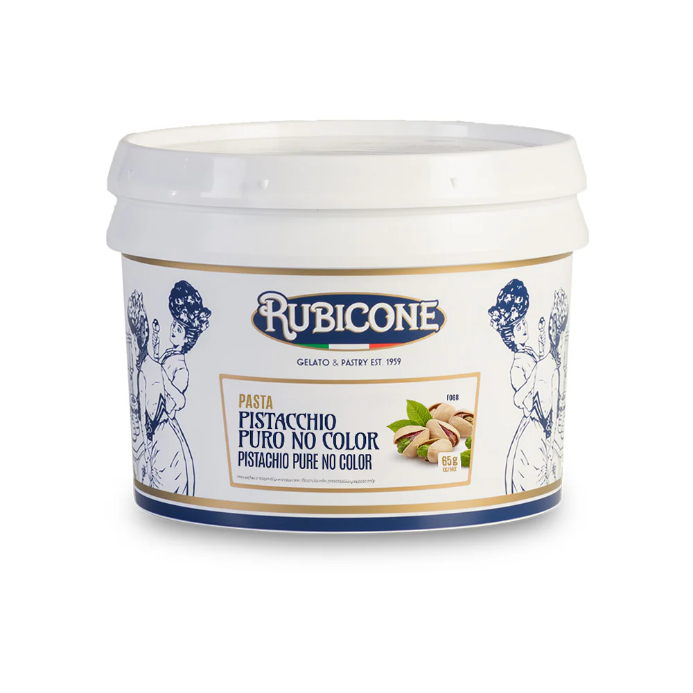 "PRE-ORDER" Pistachio Pure No Colour Paste - Classic Gelato Pastes - Case of 2 x 3 KG Buckets - Rubicone Canada - Ships Free Within Canada on Orders Above CAD $199 - Image 2