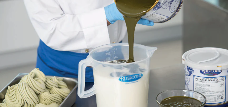 Pistachio Pure Siciliy (Natural Colour) Paste - Gelato Pastes - 3 KG Bucket - Rubicone Canada - Ships Free Within Canada on Orders Above CAD $199 - Image 3