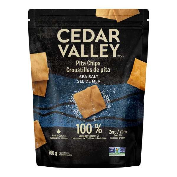 Pita Chips - 4 x 760 g - Cedar Valley - Canadian Distribution - Ships Free Within Canada on Orders Above CAD $199