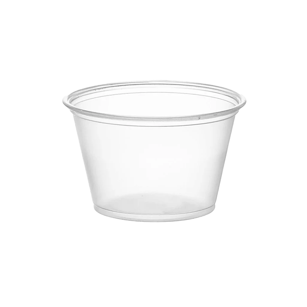 PLA Portion Cups Compostable - 2500 x 2 oz. portion cups per case - Sold By The Case