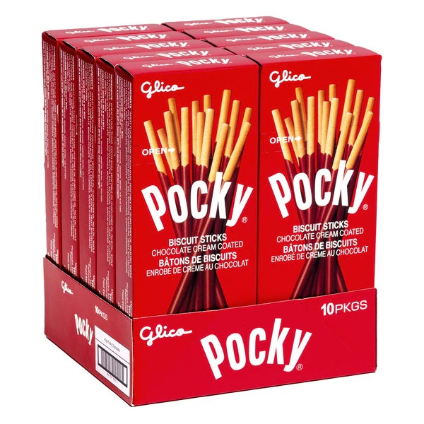 Pocky Chocolate - 4 Cases x 10 Packs x 40 g - Glico - Canadian Distribution - Ships Free Within Canada on Orders Above CAD $199 - Image 2
