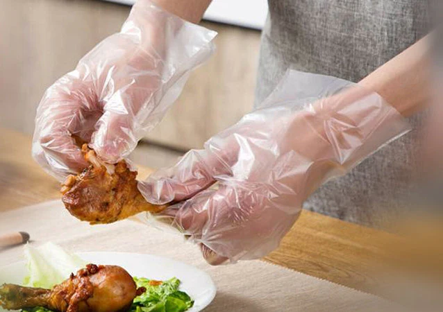 Polyethylene Gloves Powder Free - Sold By The Case - Image 4