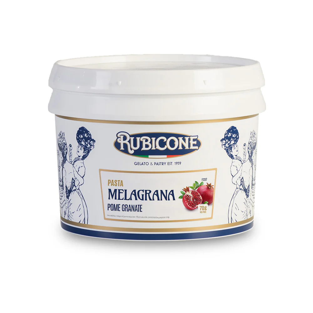 "PRE-ORDER" Pomegranate Paste - Fruit Gelato Pastes - Case of 2 x 3 KG Buckets - Rubicone Canada - Ships Free Within Canada on Orders Above CAD $199 - Image 2