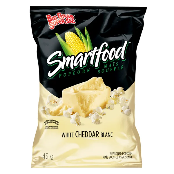 Popcorn - 4 Cases x 36 Packs x 45 g - Smartfood - Canadian Distribution - Ships Free Within Canada on Orders Above CAD $199