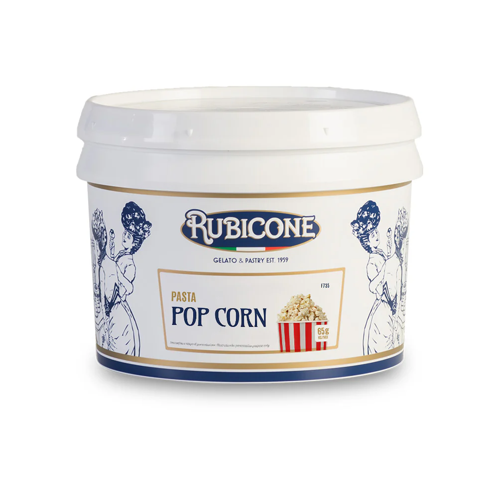 "PRE-ORDER" Popcorn Paste - Classic Gelato Pastes - Case of 2 x 3 KG Buckets - Rubicone Canada - Ships Free Within Canada on Orders Above CAD $199 - Image 2