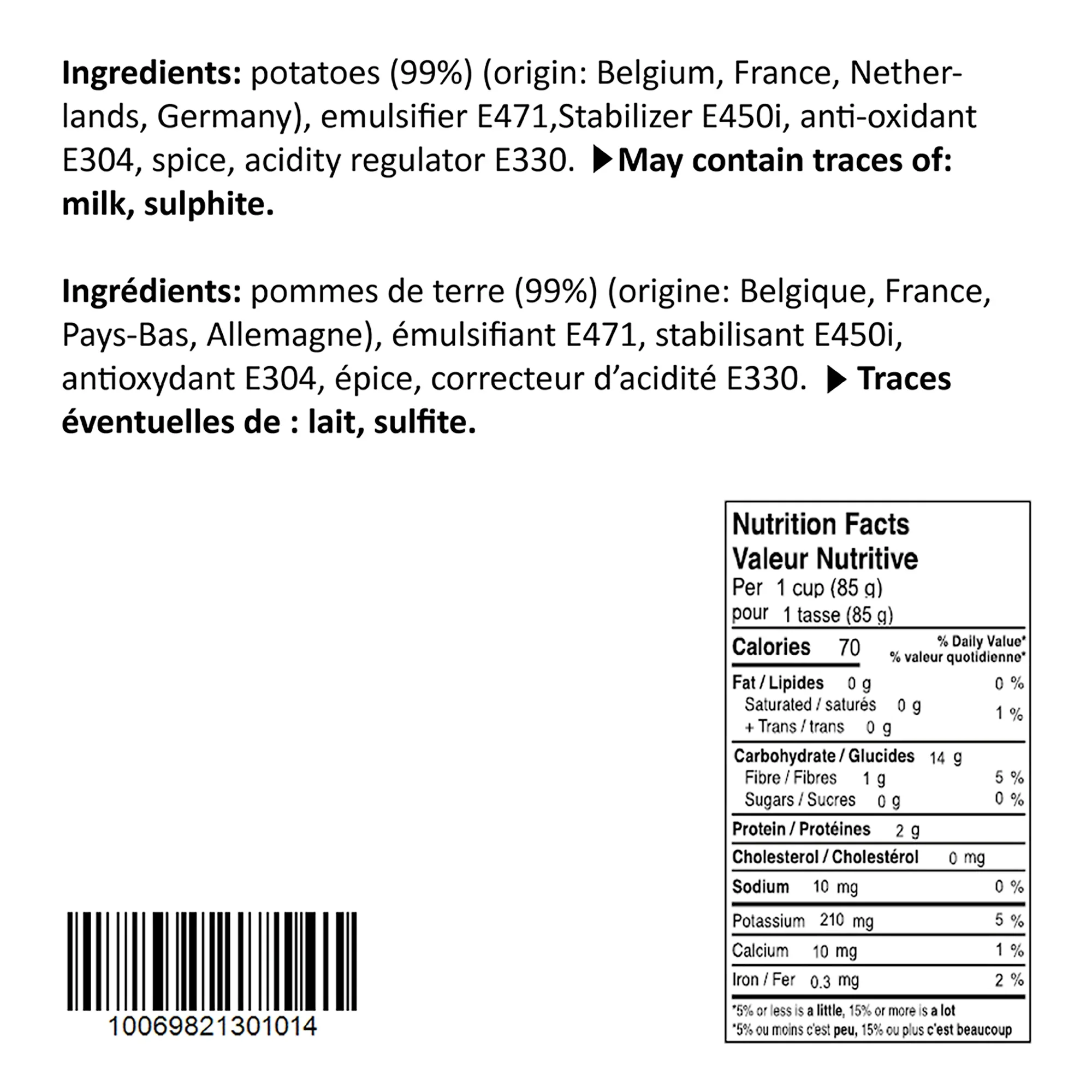 Potato Flakes - 2 Cases x 6 Bags x 1 kg - Lutosa - Canadian Distribution - Ships Free Within Canada on Orders Above CAD $199 - Image 2