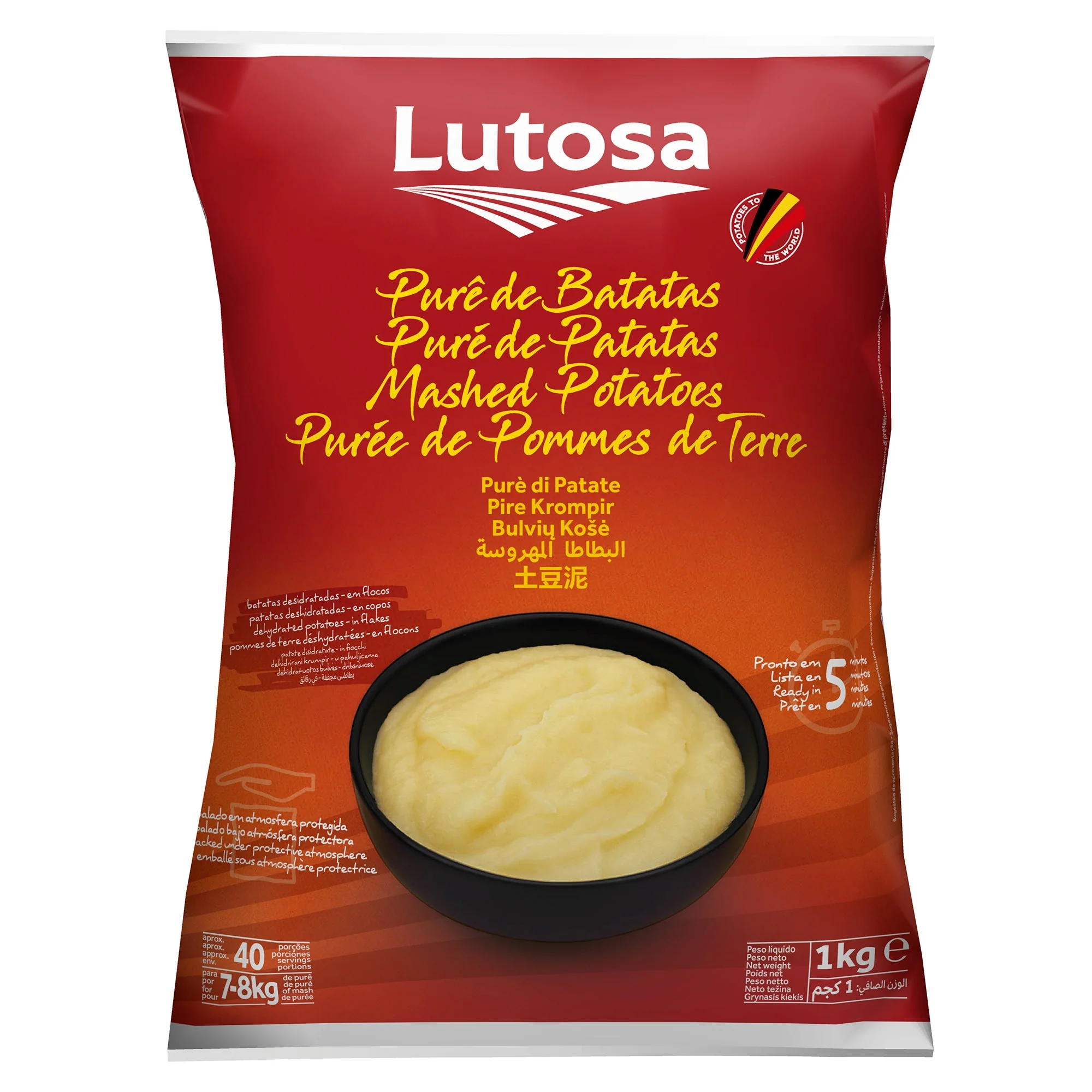Potato Flakes - 2 Cases x 6 Bags x 1 kg - Lutosa - Canadian Distribution - Ships Free Within Canada on Orders Above CAD $199 - Image 3