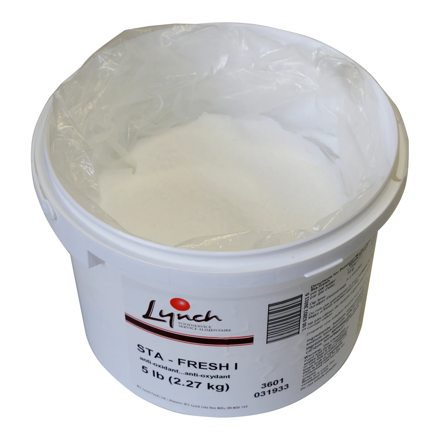 Potato Whitener Sta-Fresh 1 - 1 x 5 lb - Lynch - Baking Mixes and Ingredients - Canadian Distribution - Ships Free Within Canada on Orders Above CAD $199 - Image 2