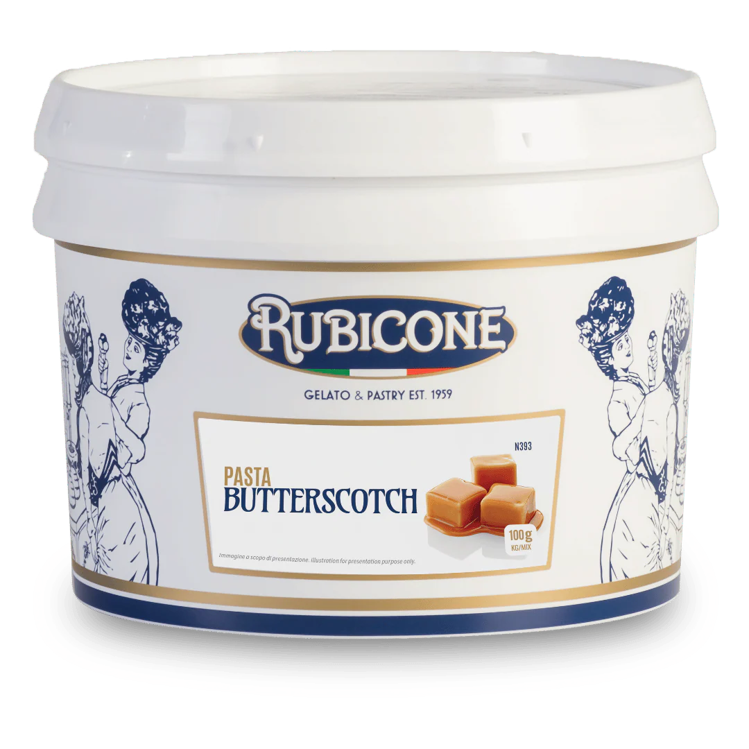 "PRE-ORDER" Butterscotch Paste - Classic Gelato Pastes - Case of 2 x 3 KG Buckets - Rubicone Canada - Ships Free Within Canada on Orders Above CAD $199 - Image 2