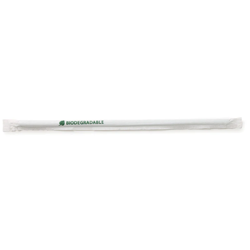 Pregel -
AlcasĀ® Compostable individually packaged straws (6,400 straws) - Canadian Distribution