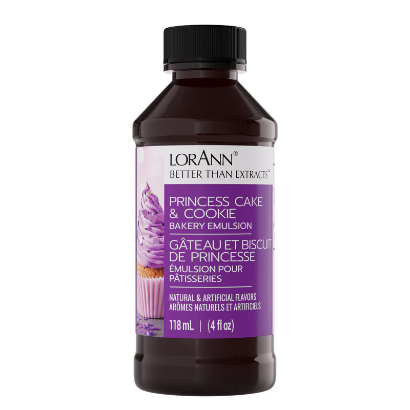 Princess Cake & Cookie Bakery Emulsion - 4 oz. - 16 oz. - 1 Gallon - 5 Gallons - Bakery Emulsions Canada - Ships Free Within Canada on Orders Above CAD $199