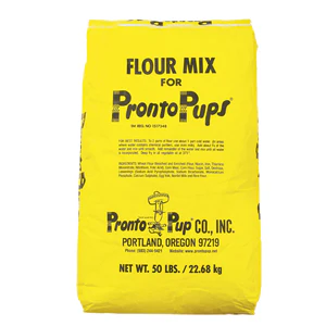 Pronto Pup Corn Dog Flour Mix - 50 Lbs. Bag - Canadian Distribution
