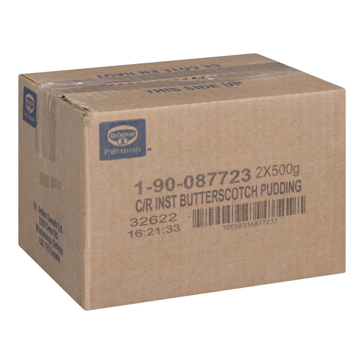 Pudding Butterscotch Instant Reduced Calorie - 2 x 500 g - Oetker - Baking Mixes and Ingredients - Canadian Distribution - Ships Free Within Canada on Orders Above CAD $199 - Image 2