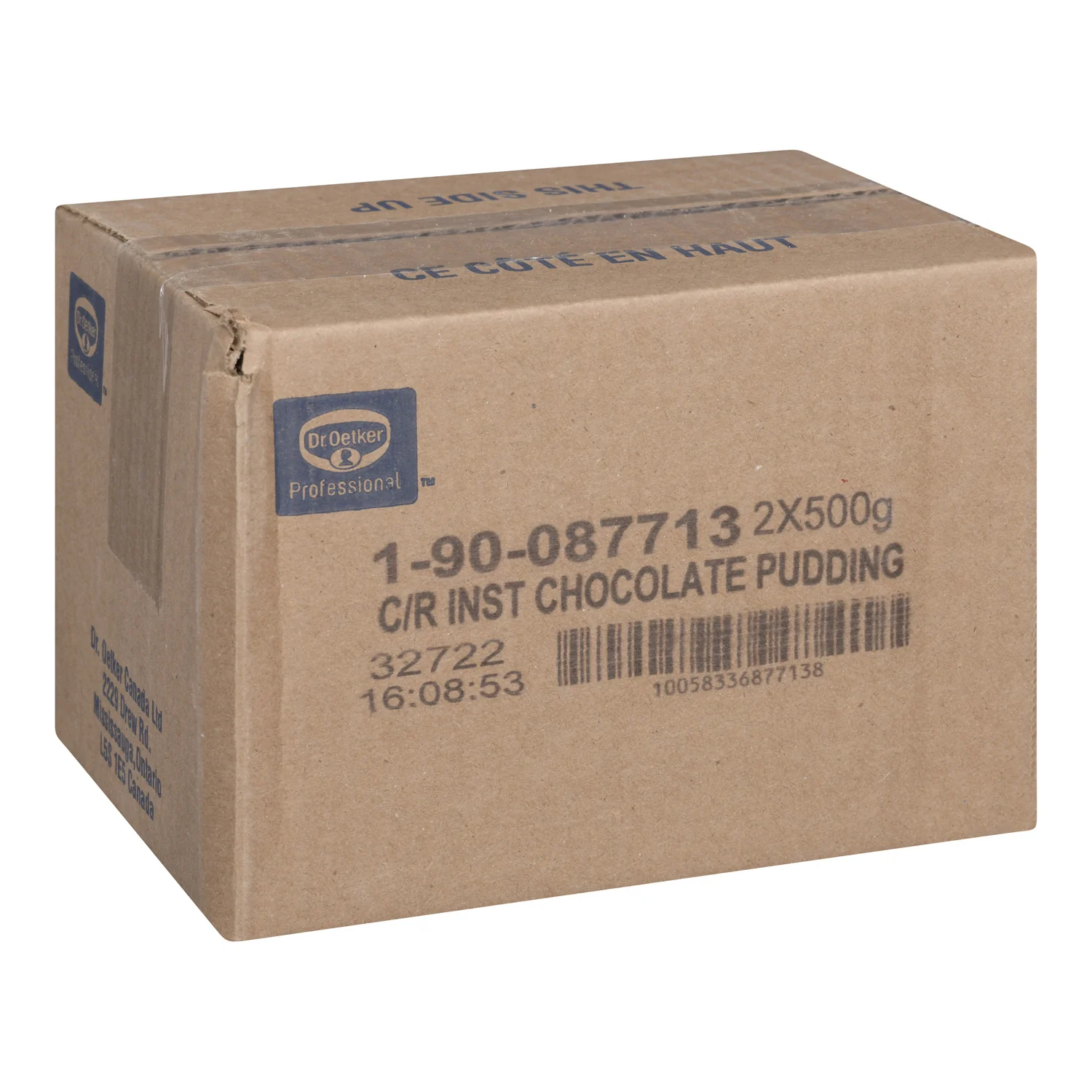 Pudding Chocolate Instant Calorie Reduced - 2 x 500 g - Oetker - Baking Mixes and Ingredients - Canadian Distribution - Ships Free Within Canada on Orders Above CAD $199 - Image 2