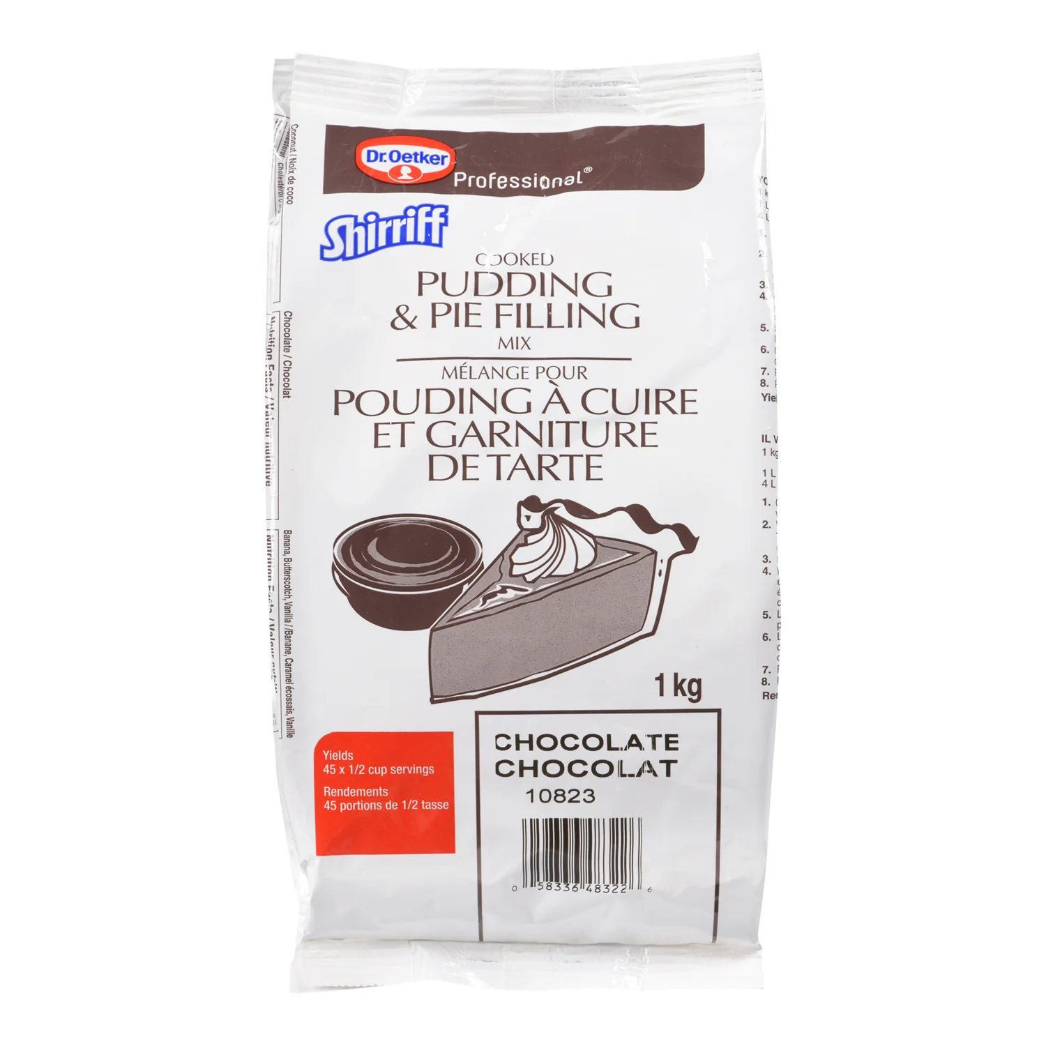 Pudding Chocolate Powder - 2 x 1 kg - Shirriff - Baking Mixes and Ingredients - Canadian Distribution - Ships Free Within Canada on Orders Above CAD $199