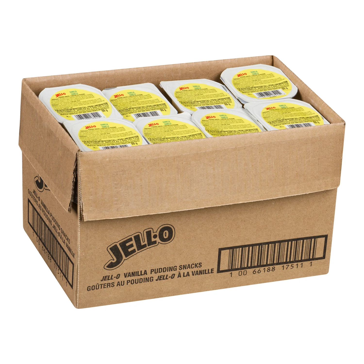 Pudding Vanilla Cup - 24 x 99 g - Kraft - Baking Mixes and Ingredients - Canadian Distribution - Ships Free Within Canada on Orders Above CAD $199 - Image 3