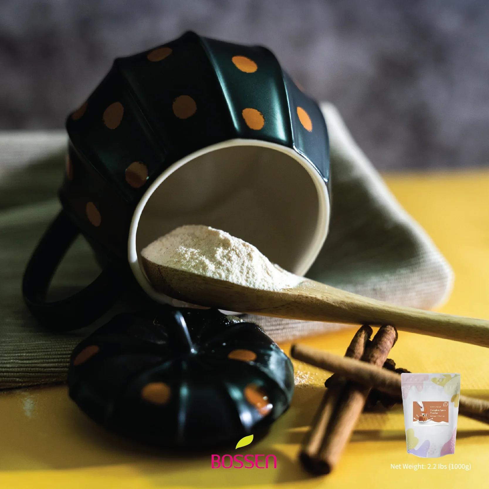 Pumpkin Spice Beverage Mix | All in One | NEW | 2.2 Lbs. Bag - Bossen Canada - Ships Free Within Canada on Orders Above CAD $199 - Image 5