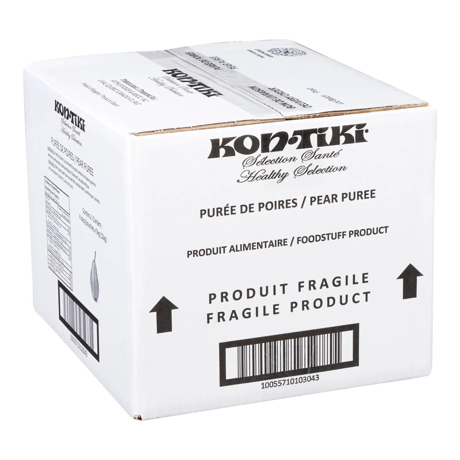 Puree Pear - 4 x 3 L - Kontiki - Restaurant and Foodservice Ingredients - Canadian Distribution - Ships Free Within Canada on Orders Above CAD $199 - Image 2