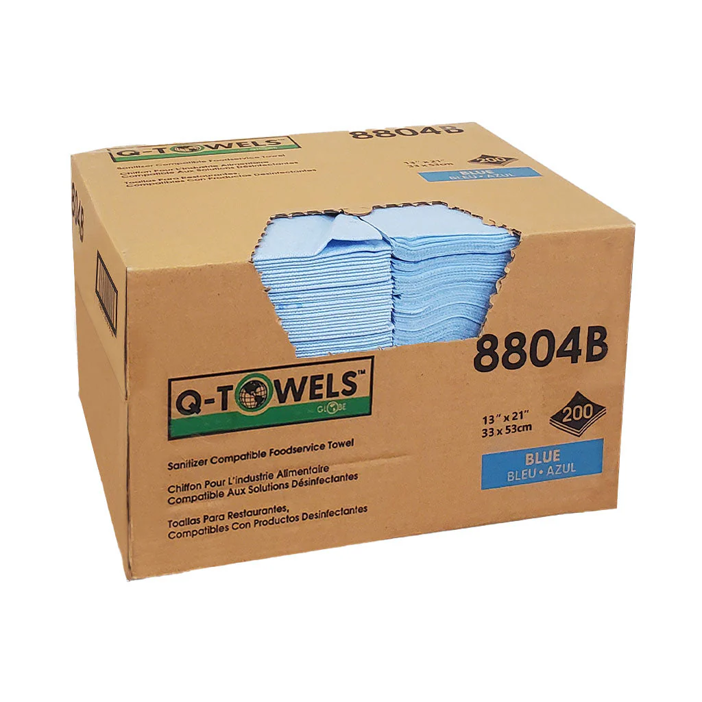 Q-Towels™ Sanitizer Compatible Food Service Towels - 200 Towels - Sold By The Case - Image 3
