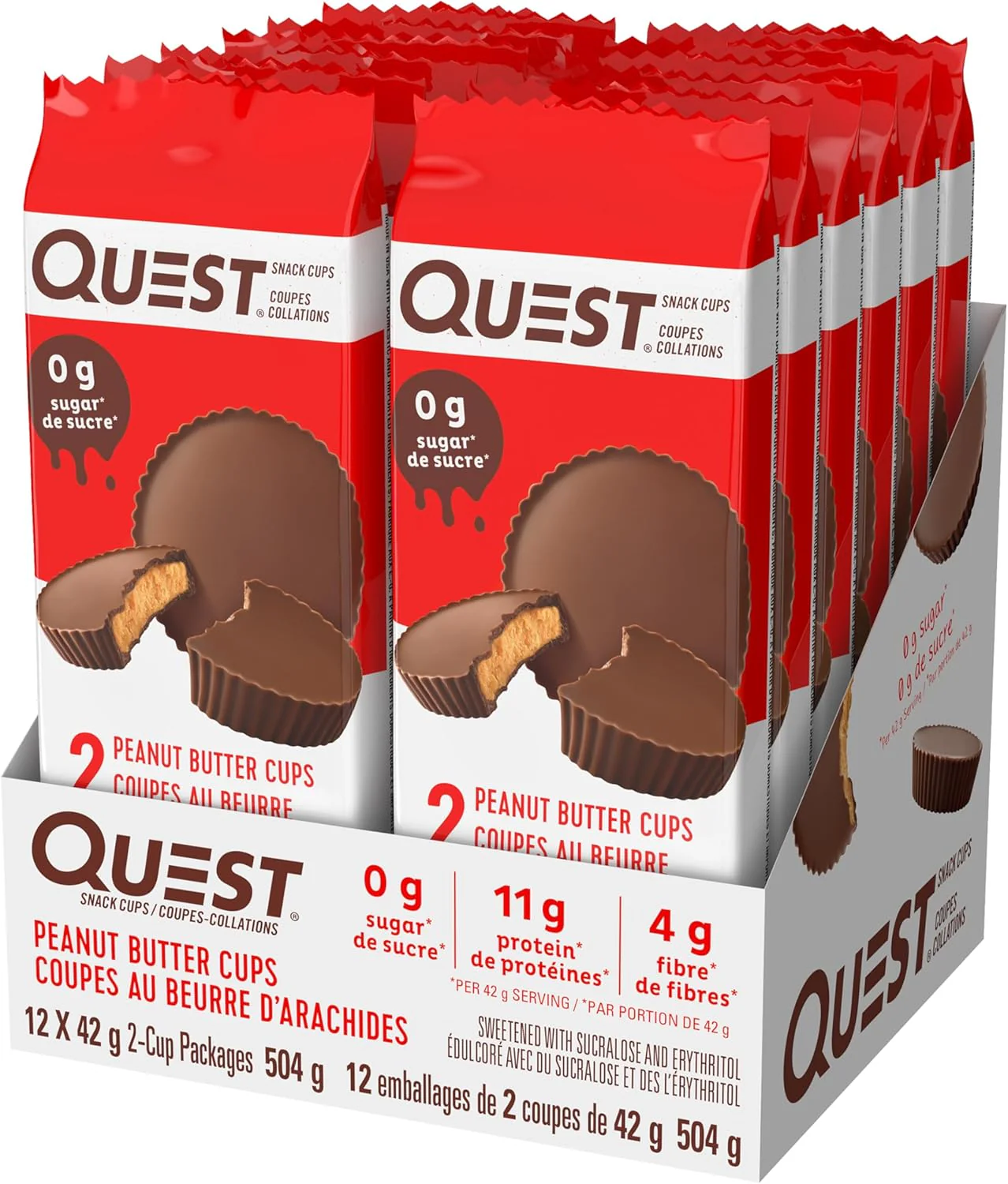Quest – Peanut Butter Cups – 12 Pack – Ships Free Within Canada on Orders Above CAD $199 - Image 2