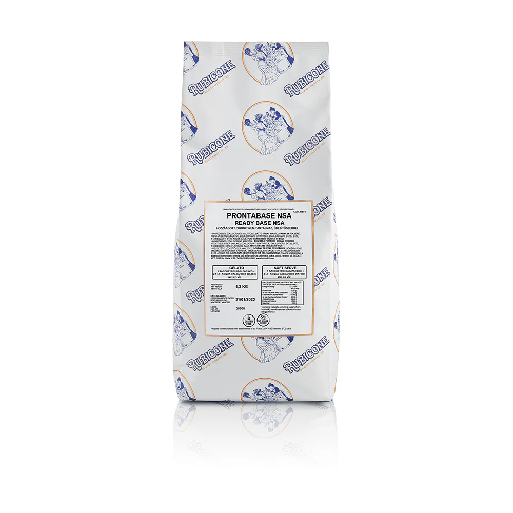Ready Base NSA - Gelato Bases - Case of 10 x 1.3 KG bags - Prontabase NSA - Rubicone Canada - Ships Free Within Canada on Orders Above CAD $199 - Image 2