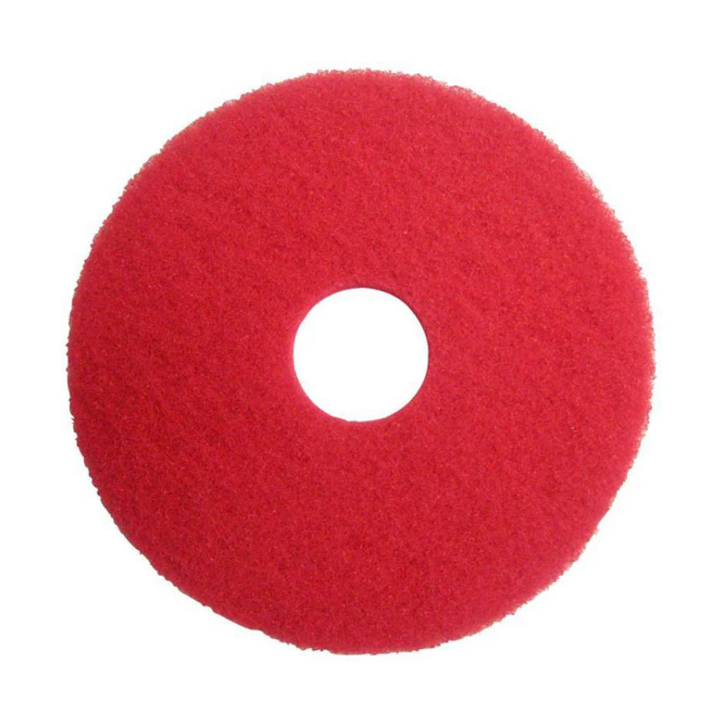 Red Buffing Floor Pads - Sold By The Case