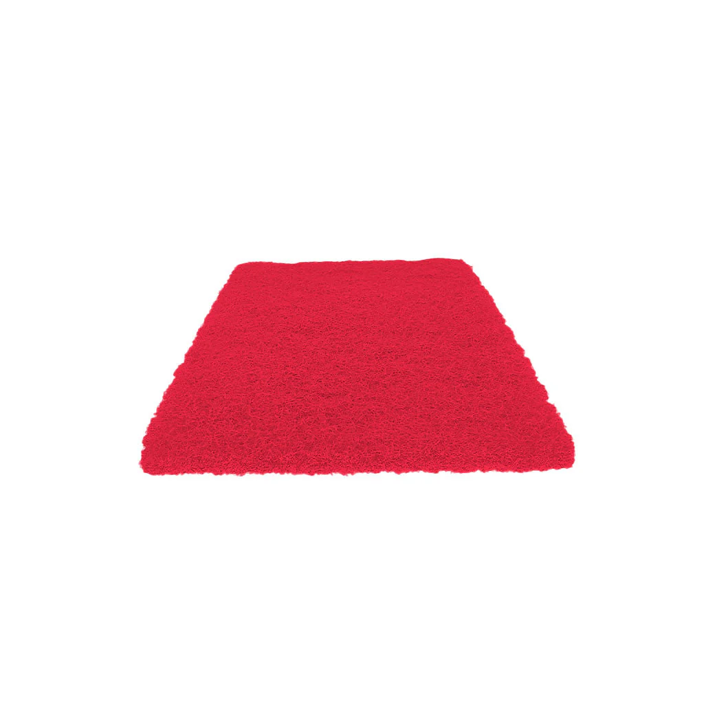 Red Buffing Rectangular Floor Pads - Sold By The Case - Image 2