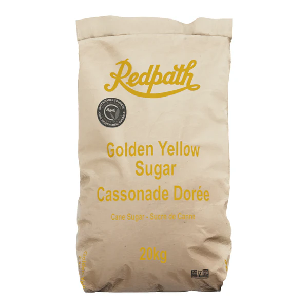 Redpath Golden Yellow Sugar - 4 x 20 kg - Grocery and Food Items - Canadian Distribution - Ships Free Within Canada on Orders Above CAD $199