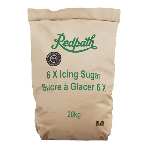 Redpath Icing Sugar - 4 x 20 kg - Grocery and Food Items - Canadian Distribution - Ships Free Within Canada on Orders Above CAD $199