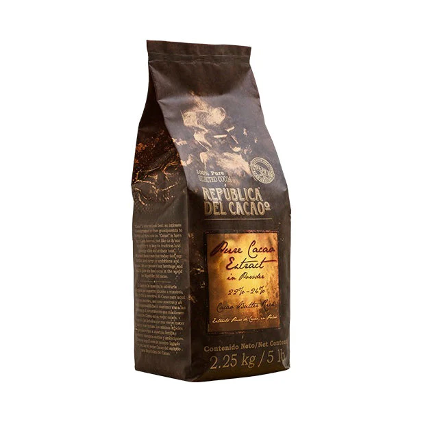 REPUBLICA DEL CACAO Cocoa Powder – 22–24% Fat, Intense Cacao Flavour, 2.25kg - Canadian Distribution - Ships Free Within Canada on Orders Above CAD $199