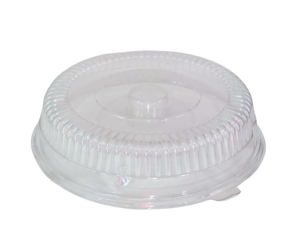 Rhino-Foil - 12" Clear Plastic Lid for Round Catering Tray - AR202R