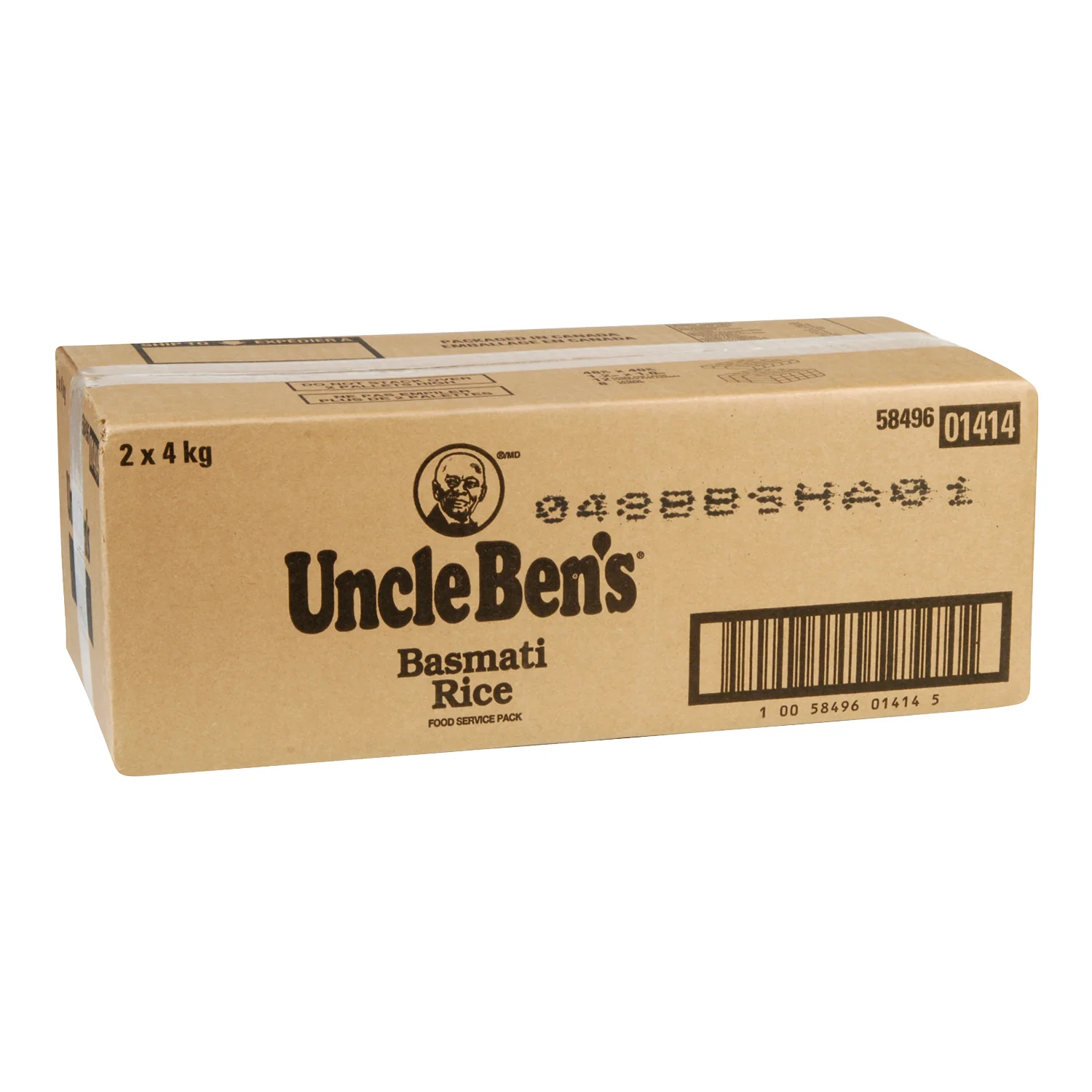 Rice Basmati - 2 x 4 kg - Uncle Bens - Restaurant and Foodservice Ingredients - Canadian Distribution - Ships Free Within Canada on Orders Above CAD $199 - Image 2