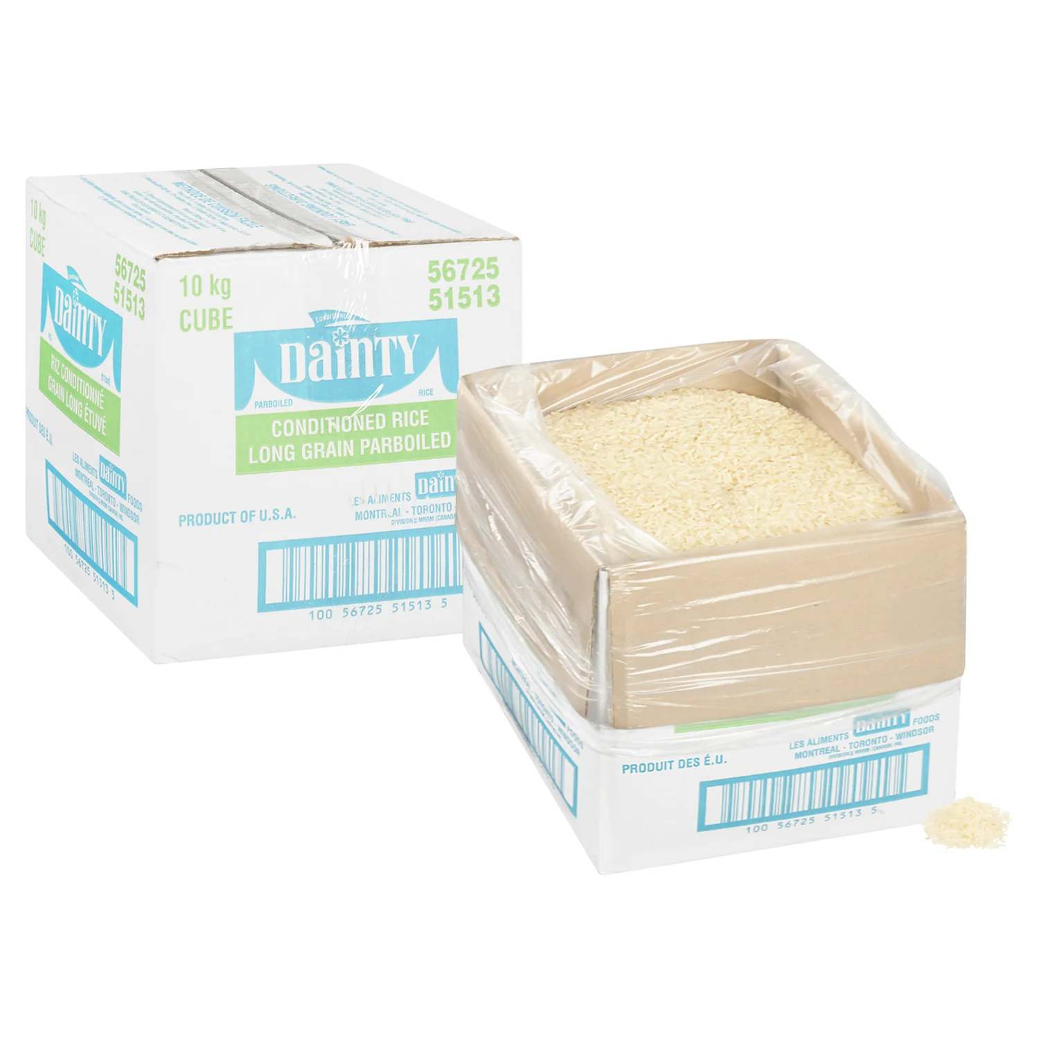 Rice Conditioned - 1 x 7 kg - Dainty Fds - Restaurant and Foodservice Ingredients - Canadian Distribution - Ships Free Within Canada on Orders Above CAD $199
