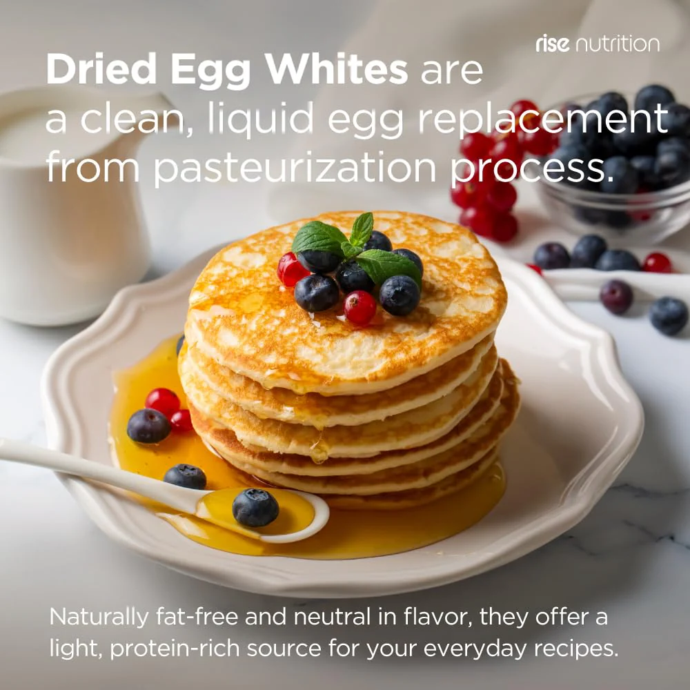 Rise Nutrition โ Egg White Protein Powder โ Unflavoured โ 240g โ Single ingredient - Canadian Distribution - Ships Free Within Canada on Orders Above CAD $199 - Image 6
