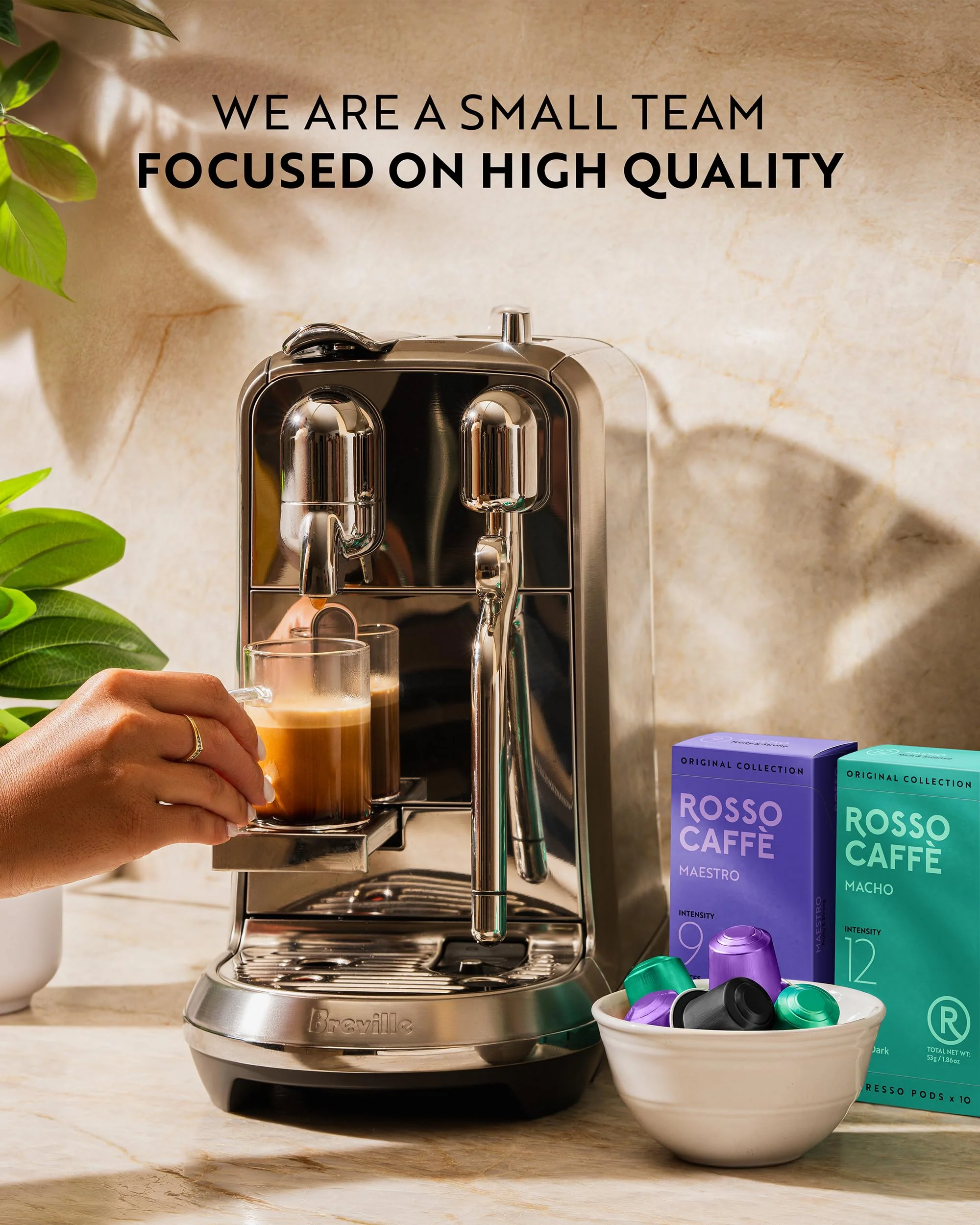 Rosso Caffè â Espresso Coffee Pods â Intense Dark Roast Variety â 120 Pods - Canadian Distribution - Ships Free Within Canada on Orders Above CAD $199 - Image 5