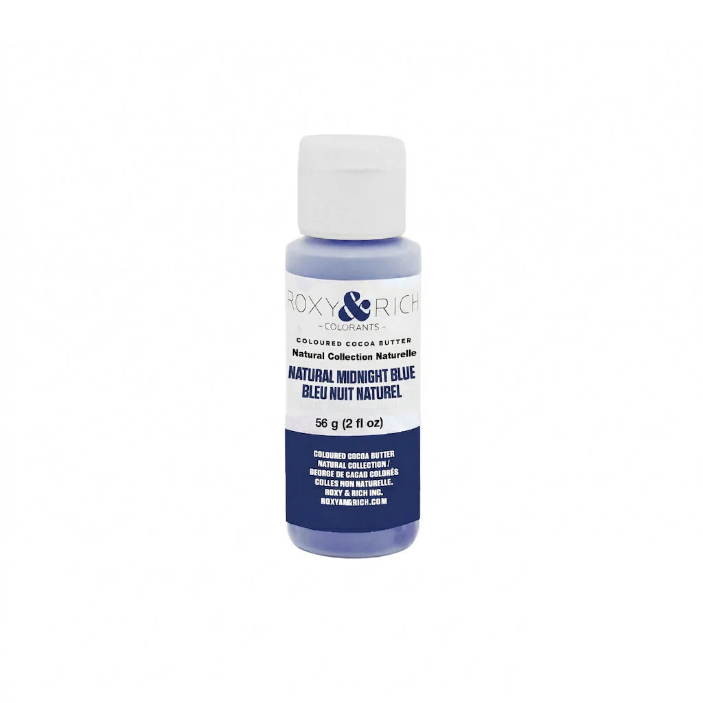 ROXY & RICH Natural Midnight Blue Coloured Cocoa Butter - Canadian Distribution - Ships Free Within Canada on Orders Above CAD $199 - Image 5