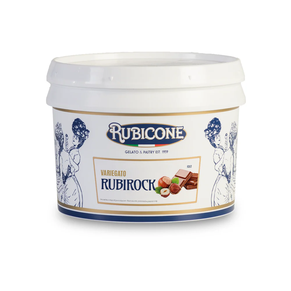 "PRE-ORDER" Rubi Rock Sundae Dessert Topping - Case of 2 x 3 KG Buckets - Rubi Rock Variegate - Rubicone Canada - Ships Free Within Canada on Orders Above CAD $199 - Image 2