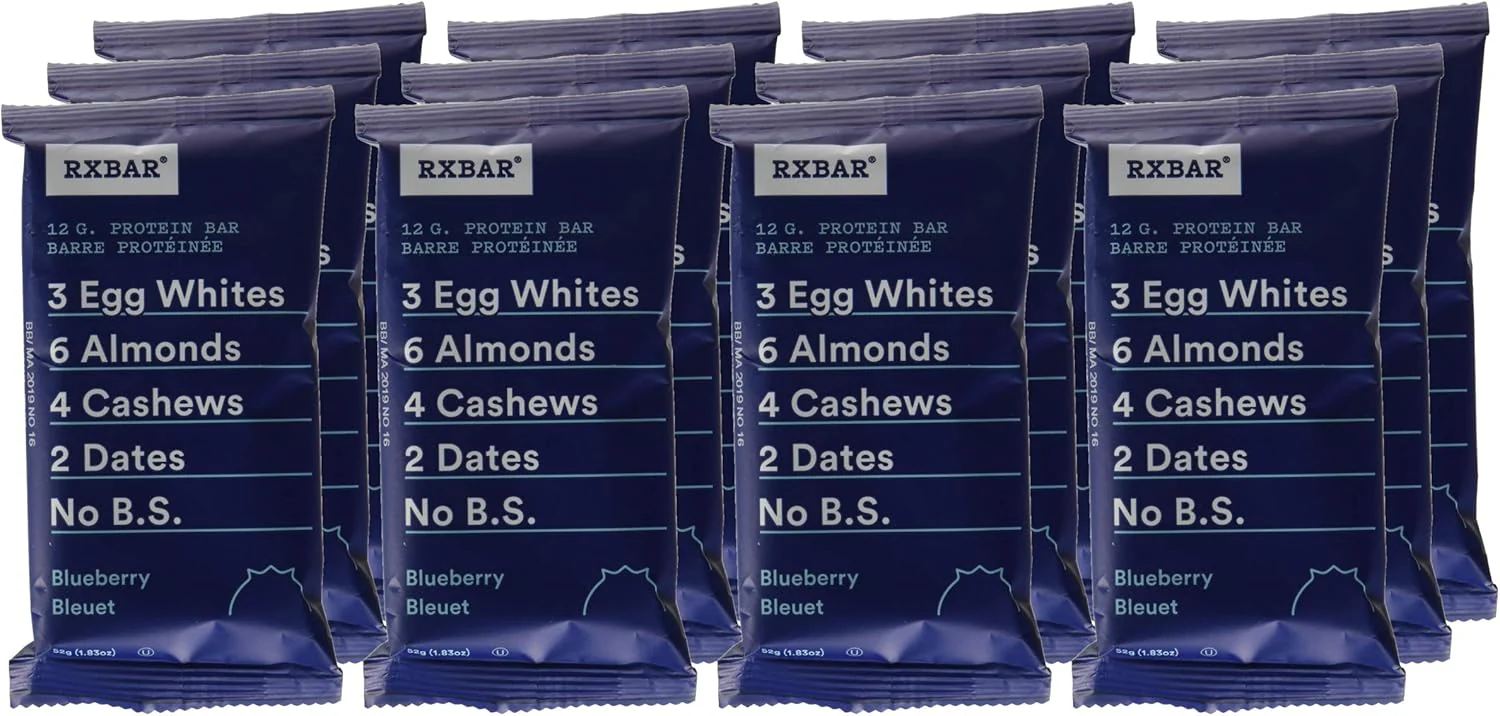 RXBAR – Protein Bar – Blueberry – 12 x 52 g – Ships Free Within Canada on Orders Above CAD $199 - Image 7