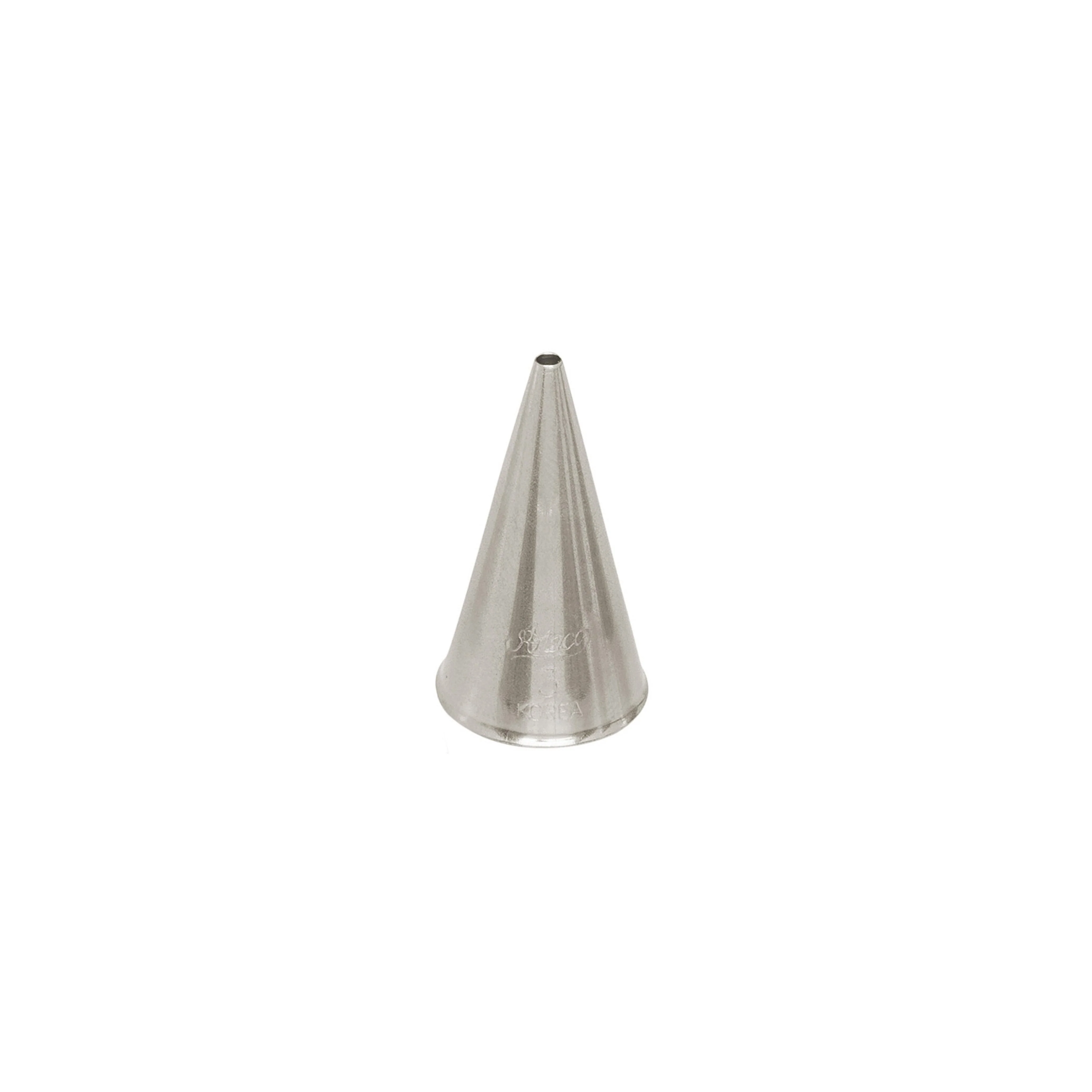 S/S #3 Plain Round Piping Tip - Canadian Distribution - Ships Free Within Canada on Orders Above CAD $199