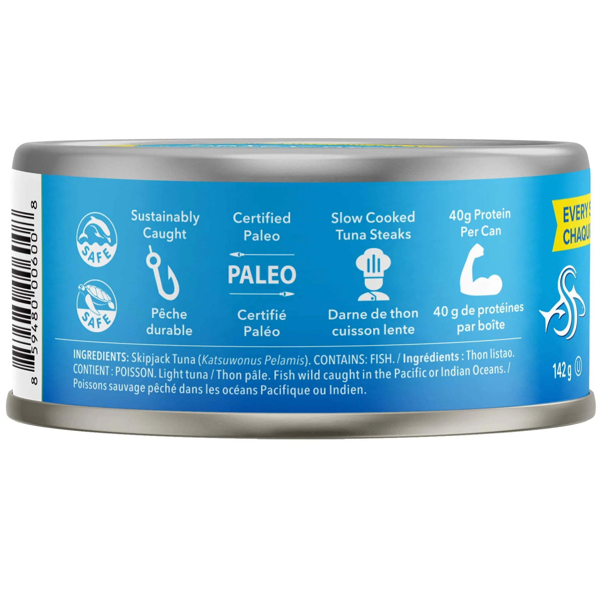 Safe Catch – Wild Tuna – Original – 12 × 5oz – Lowest Mercury Certified - Canadian Distribution - Ships Free Within Canada on Orders Above CAD $199 - Image 4